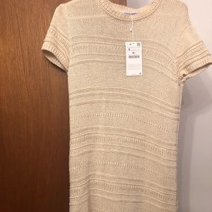 Zara knit dress size small NWT